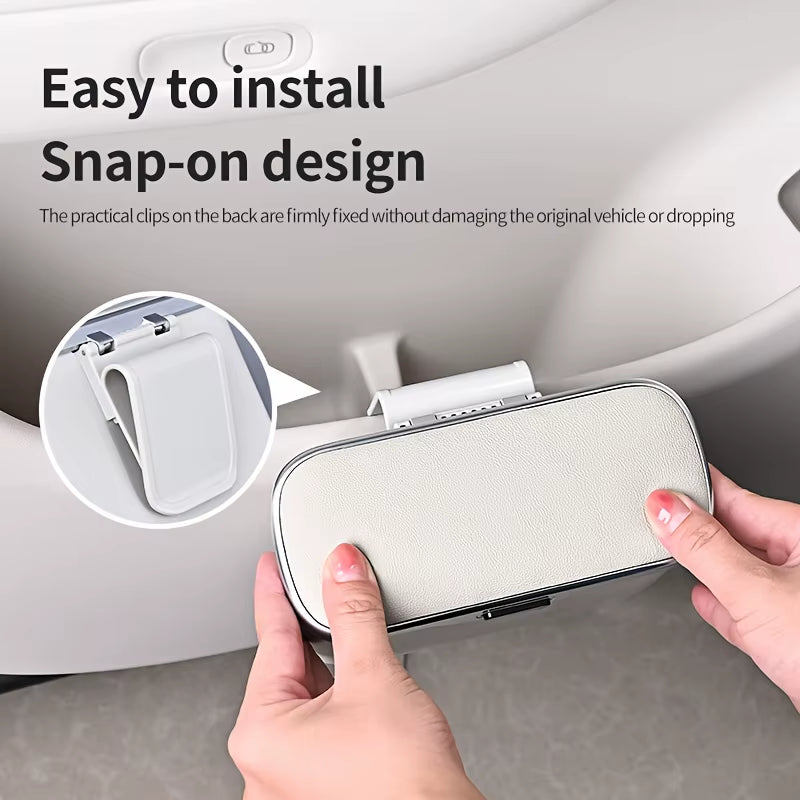 Multifunctional Car Trash Can with Lid Button, Hanging Storage Bin for Wet and Dry Use, Auto Interior Accessories, Organizer Box